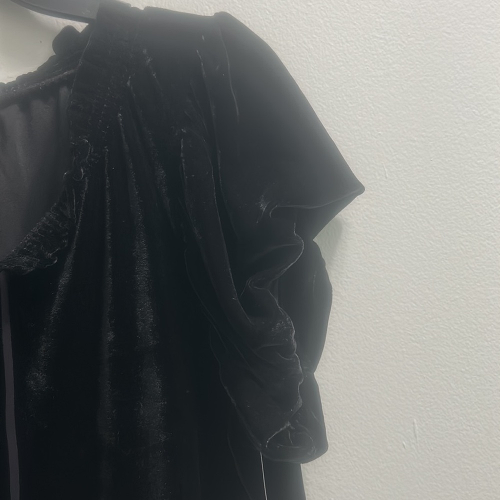 NWT FREE PEOPLE TERESE TOP IN BLACK - Picture 8 of 10